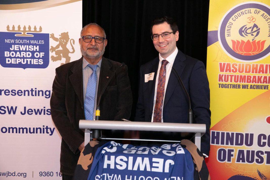 Hindu Council of Australia and Jewish Board of Deputies; Image source: Supplied