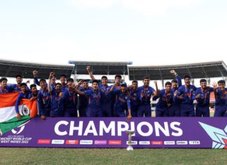 India Champion for record fifth U19 World Cup, defeats England India Under19 World Cup Champion; Image Source: @ICC