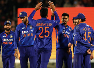 Shreyas Iyer, Jadeja fire India to win over Sri Lanka in 2nd T20I, seal series 2-0 Ind vs SL T20 in Dharamshala; Image Source: @BCCI