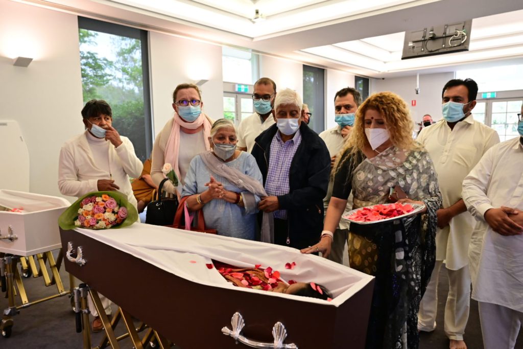 Funeral of Poonam Sharma and Vanessa Sharma: Image Source: The Australia Today