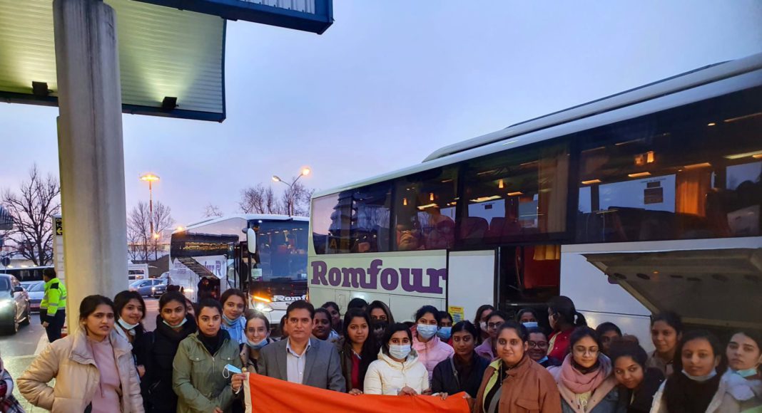 Indian International Students; Image Source: Twitter @PIB