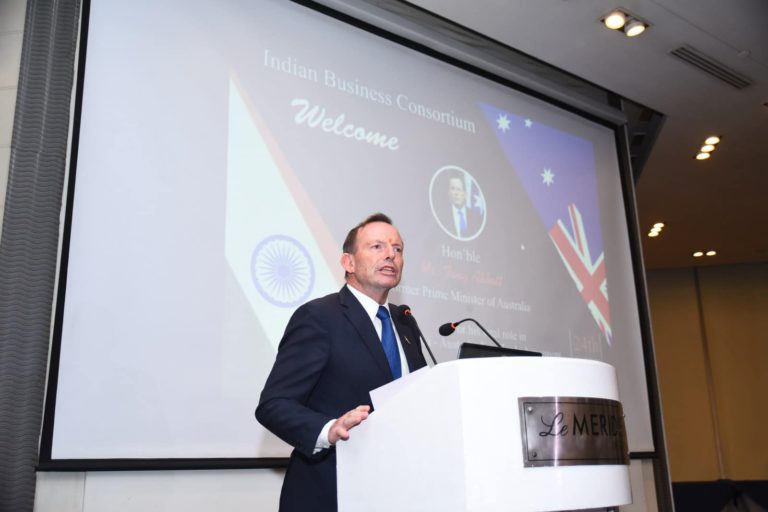 Former Australian PM Tony Abbott praises India’s manufacturing base