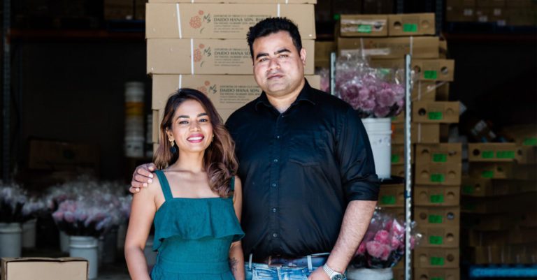 Anubhav and Parul Sharma saw opportunity to grow online flower business when most struggled during COVID