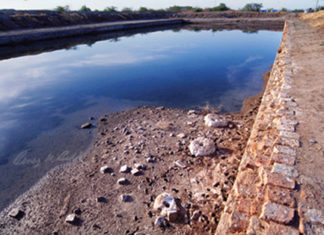 Ancient dock for ships at Lothal, Gujarat. Image source Benoy K Behl