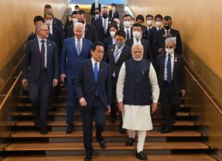 Photo of Modi leading Quad leaders creates social media storm