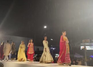 Starry Saris lighting up Sydney’s Streets 'Starry Sari Night at George Street, Liverpool, NSW (Image source: FOMA)