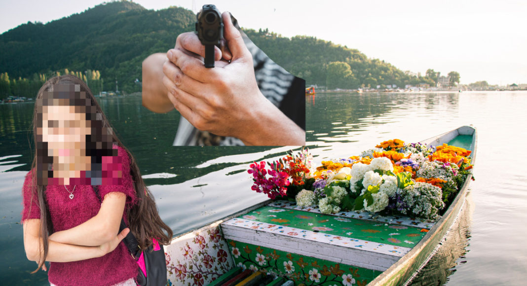 Kashmiri Girl shot by Terrorists; Image Source: The Australia Today