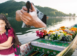 Kashmiri Girl shot by Terrorists; Image Source: The Australia Today