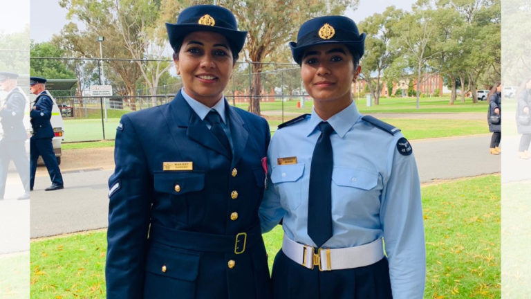 Indian-origin mother and daughter join Royal Australian Air Force
