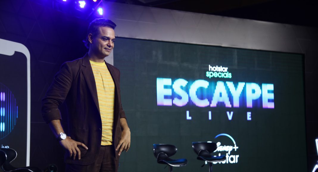 Siddharth Kumar Tewary, creator and director, Escaype Live (Image source Swastik Productions)