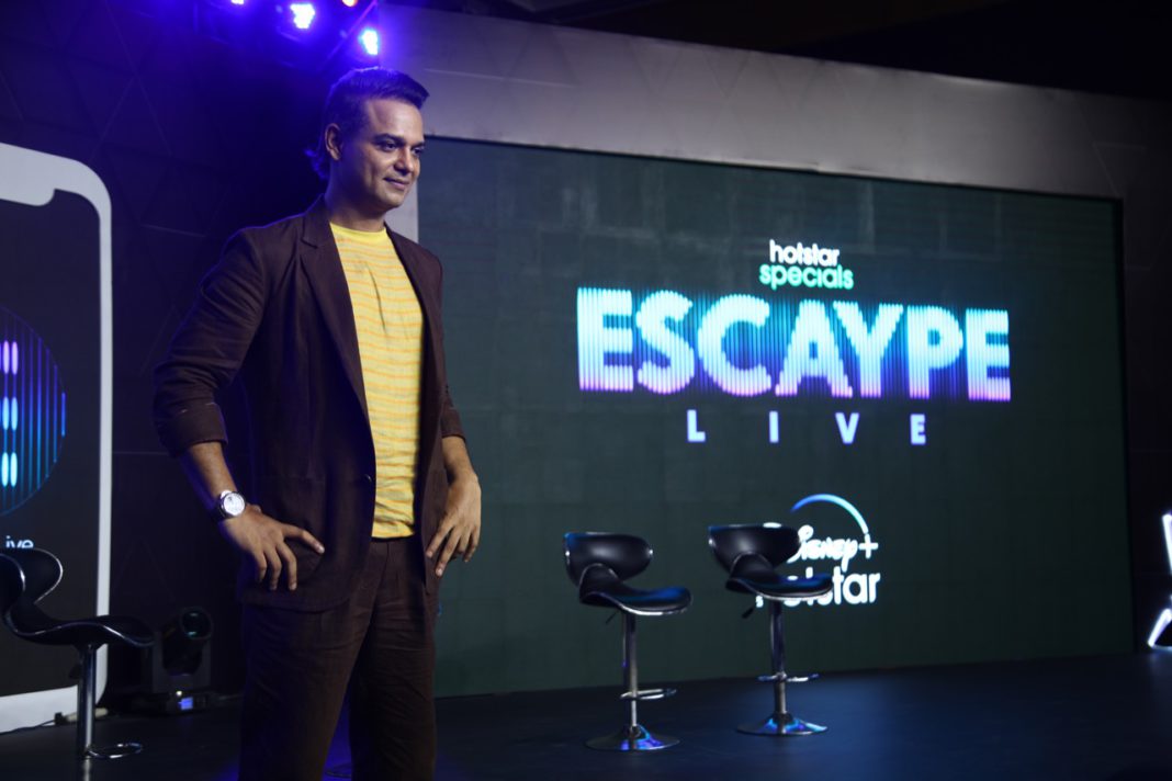 Siddharth Kumar Tewary, creator and director, Escaype Live (Image source Swastik Productions)