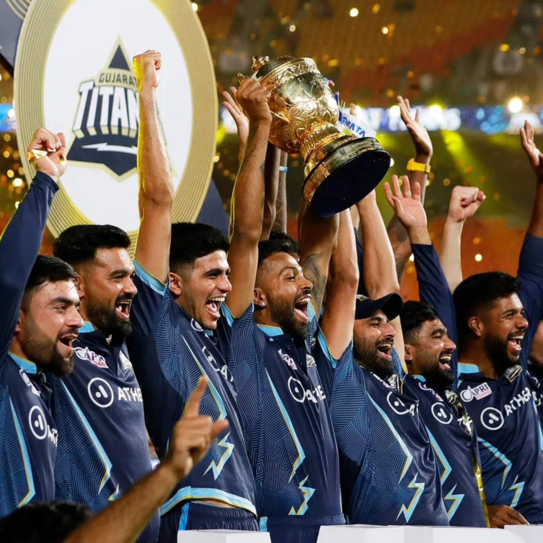 Gujarat Titens win IPL 2022; Image Source: Twitter @IPL