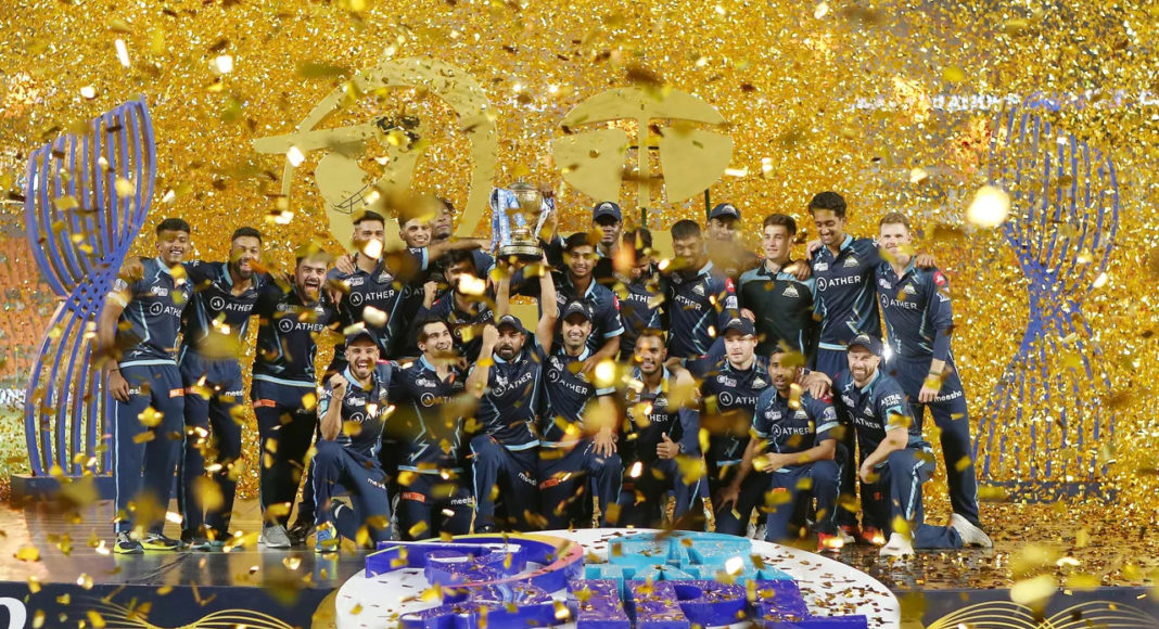 Gujarat Titens win IPL 2022; Image Source: Twitter @IPL