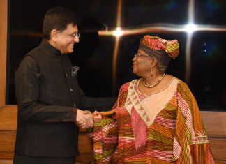 World Trade Organization steps back from the brink of irrelevance – but it’s not fixed yet Union Minister Piyush Goyal exchanges greetings with Director-General(WTO), Ngozi Okonjo-Iweala