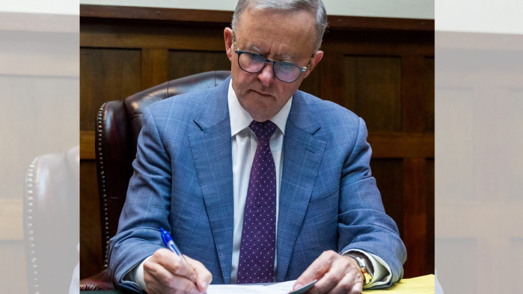 PM Anthony Albanese; Image Source: Twitter @Albo