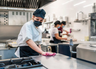 Cafe cleaners; Image Source: @CANVA