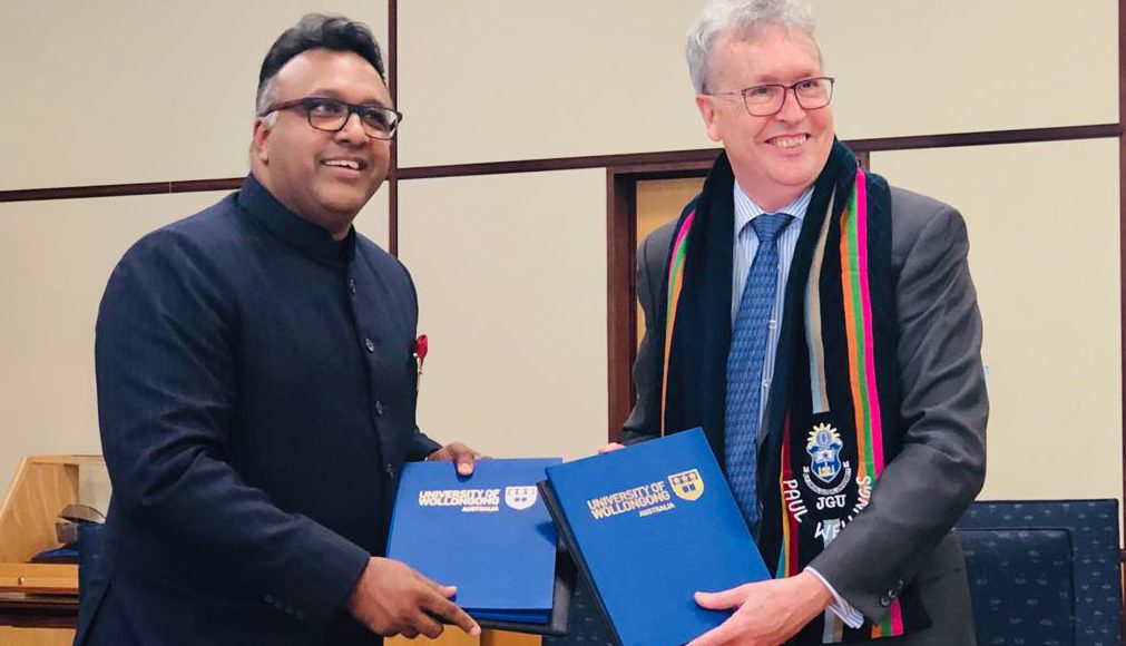 OP Jindal Global University patners with University of Wollonwong; Image Source: Supplied