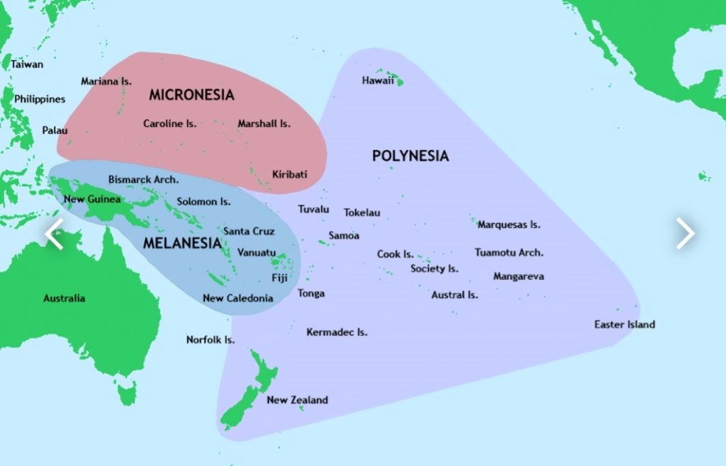 Pacific Islands (Image source: Kahuroa - Wikipedia)