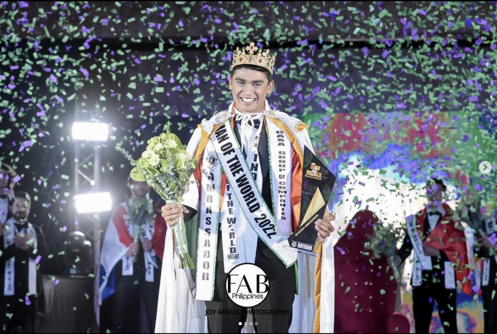Aditya Khurana crowned 'Man of the WORLD 2022 - Image Source Facebook