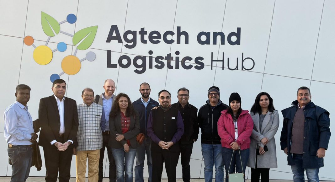Indian agribusiness delegation at Agritech and Logistics Hub in Toowoomba (Image source: Austrade)