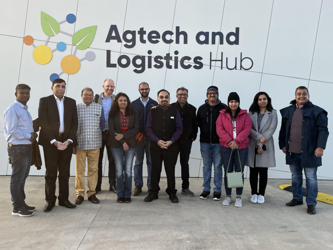 Indian agribusiness delegation at Agritech and Logistics Hub in Toowoomba (Image source: Austrade)