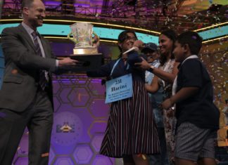 Harini Logan wins Scripps National Spelling Bee Championship (Image source: Scripps National Spelling Bee Championship - Facebook)