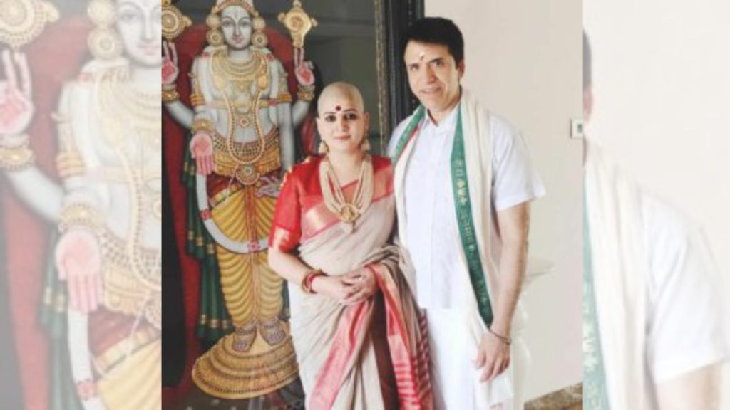 Dipti Dhyani with Sooraj Thapar (Image source: diptisthapar - Instagram)