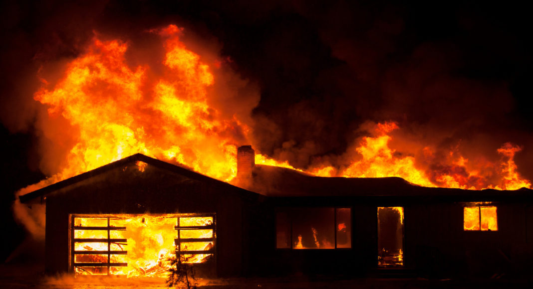 Representative image - House_Fire; Image Source: @CANVA