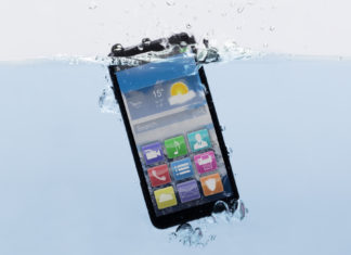 Waterproof Mobile phone (Representative image); Source: @Canva