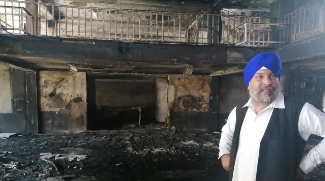 Gurudwara attacked in Kabul (Image source: Twitter-Tolo News)