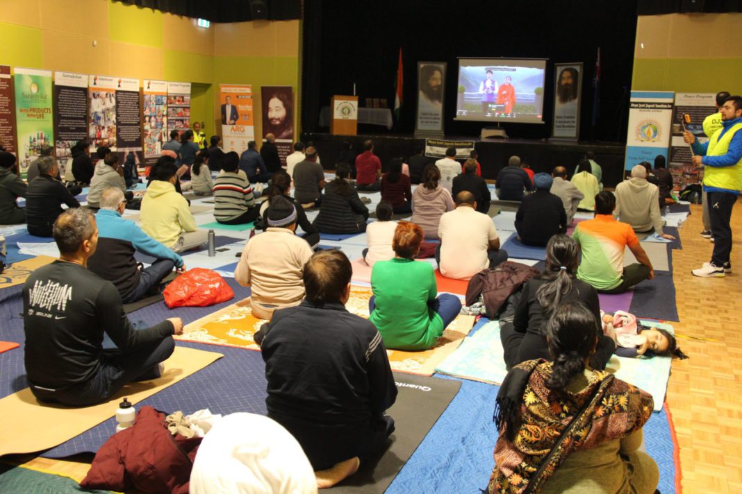 International Yoga Day; Image Source: The Australia Today