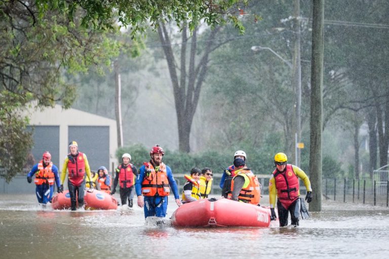 Parts of Sydney under water, NSW floods declared natural disaster