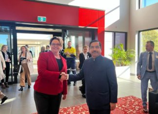 Australia-India commit $6 million in investment partnership for stronger critical minerals cooperation Australia's Resources Minister Madeleine King and Indian Minister for Coal and Mines Pralhad Joshi; Image Source: Supplied