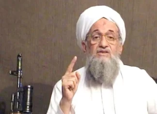 Ayman al-Zawahiri, international terrorist and Al Quida Chief; Image Source: Twitter CBS