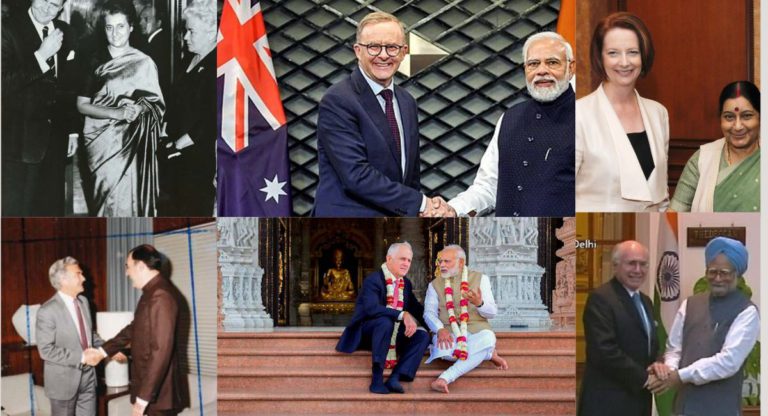 Australia and India relationship in pictures