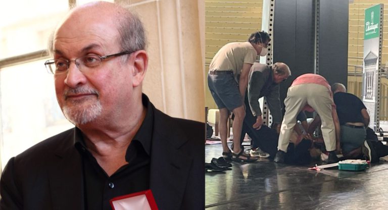 Indian-origin writer Salman Rushdie stabbed on stage by Hadi Matar in New York