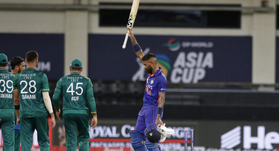 Hardik Pandya at Asia Cup 2022; Image Source: @BCCI