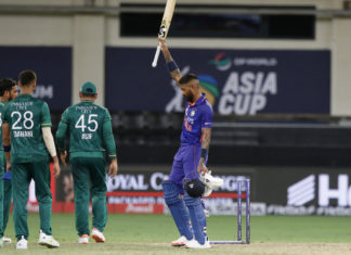 Hardik Pandya at Asia Cup 2022; Image Source: @BCCI