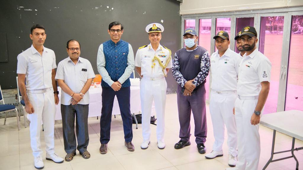Indian Navy's medical specialists onboard INS Satpura organise free medical camp in Fiji 1 Fbm mhcaMAAYICI 1