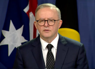 PM Anthony Albanese updating about pandemic payments; Image Source: The Australia Today