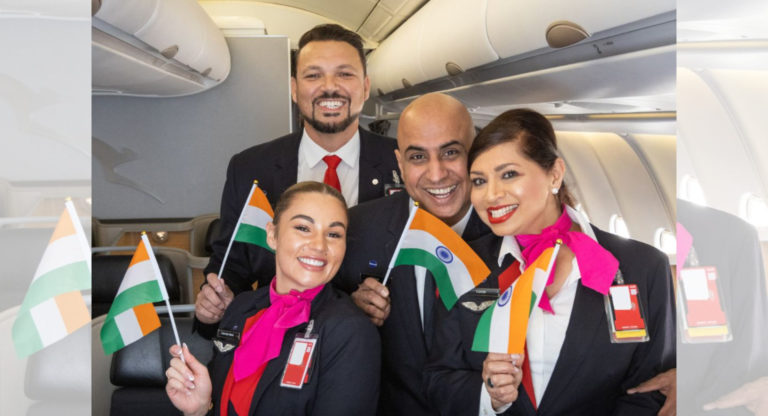 Qantas non-stop flights between Australia and southern India started today