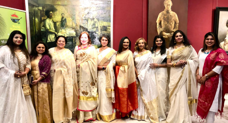 Indian festival of Onam celebrated in NSW Parliament with traditional colours of Kerala Sari
