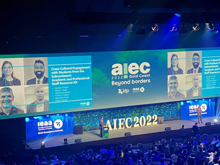 Research project to better support Indian subcontinent students in Australia wins international award