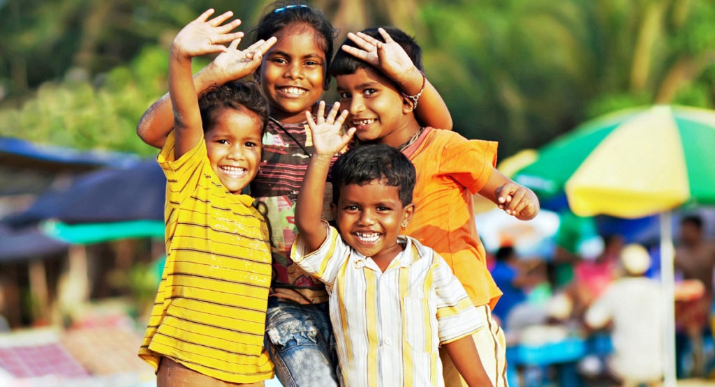 Astonishing truth behind India’s low rank in Global Hunger Index 3 Indian Children; Image Source: @CANVA