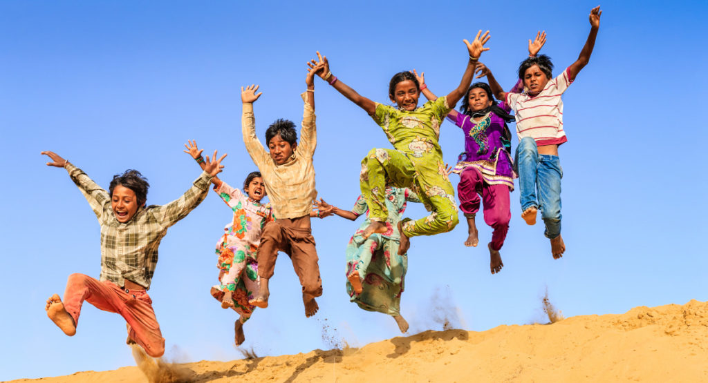 Astonishing truth behind India’s low rank in Global Hunger Index 2 Indian Children; Image Source: @CANVA