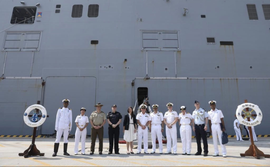 HMA Ships Adelaide and ANZAC as part of the largest Indo-Pacific Endeavour; Image Source: ADF