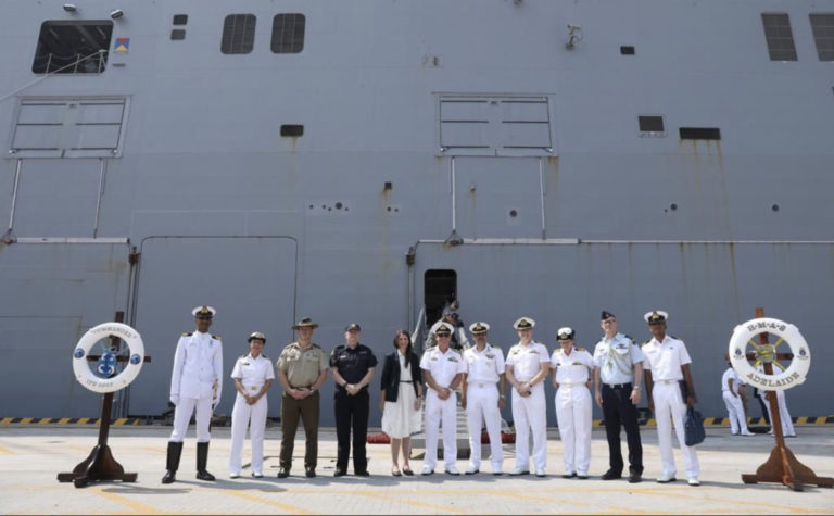 Australian Navy ships arrive in Visakhapatnam for ex-Indo-Pacific Endeavour with Indian Navy