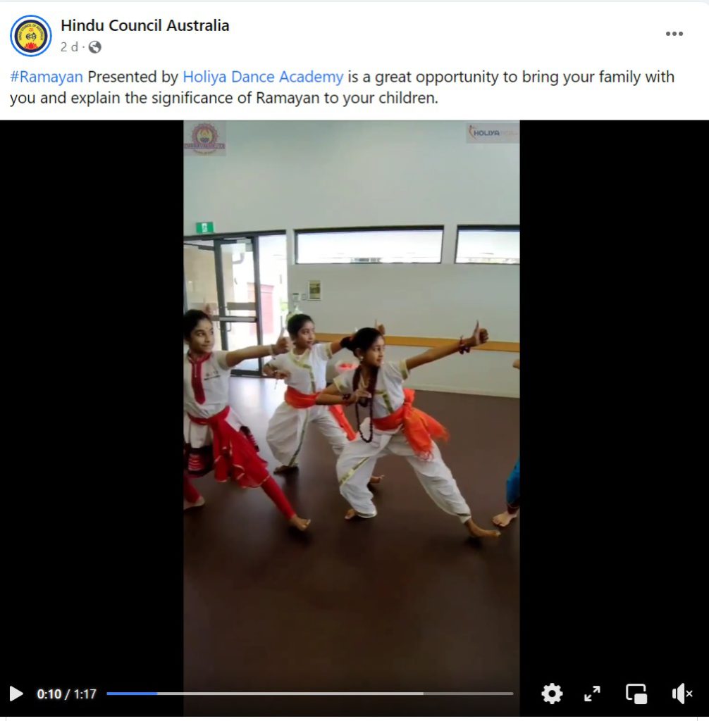 Sydney gets ready for Ravan Dahan and Diwali celebration 2 Web capture 14 10 2022 142215 www.facebook.com 2