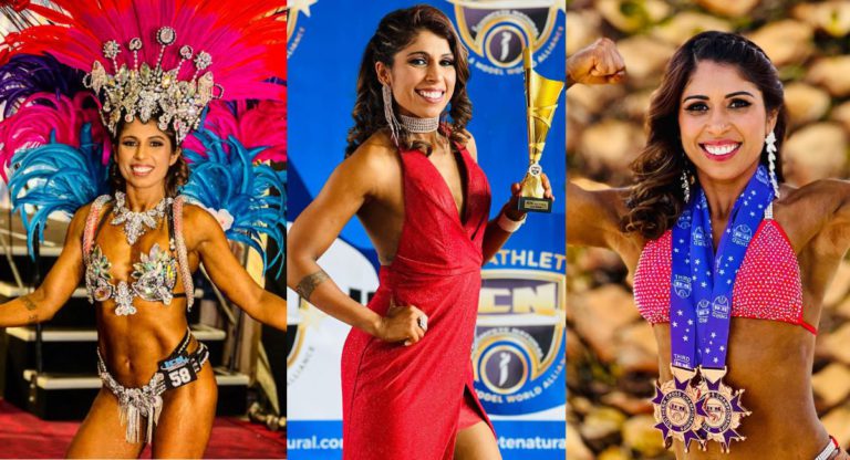 Young mum with “kangan and jhumka” wins again at Australian fitness event