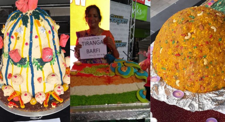 20.4kg Tiranga Barfi wins sweets competition at Diwali show 